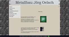 Desktop Screenshot of metallbau-oelsch.de