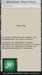 Mobile Screenshot of metallbau-oelsch.de